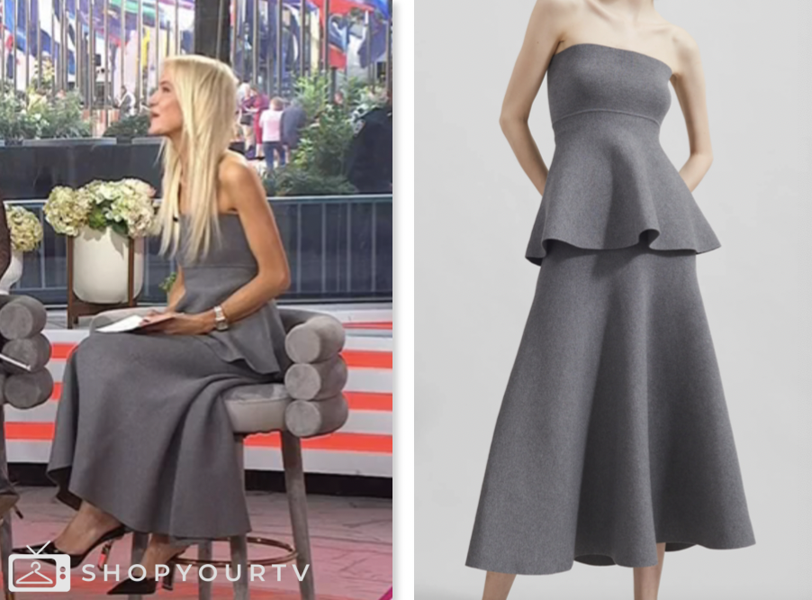 Tkd Rassi The Today Show: September 2024 Zanna Roberts Rassi's Grey Strapless ...