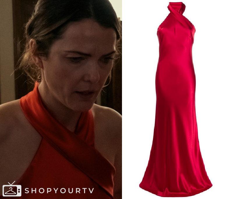 keri russell the diplomat red dress Isabella Aestrea behindfairytales: AMBASSADOR KATE WYLER in the red