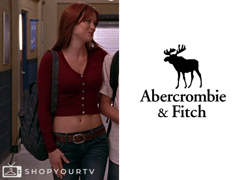 One Tree Rachel One Tree Hill: Season 3 Episode 12 Rachel's Red Cropped Cardigan | Shop ...