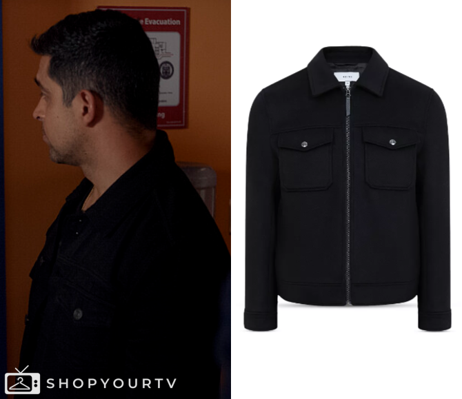 NCIS: Season 22 Episode 3 Torres' Black Denim Jacket | Shop Your TV