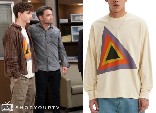 General Hospital Rocco General Hospital: October 2024 Rocco's Triangle Graphic Top | Shop Your TV