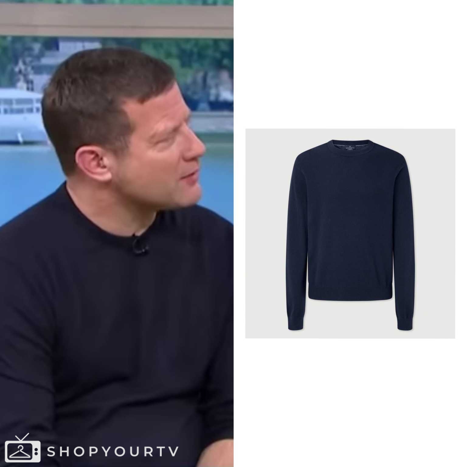 This Morning October 2024 Dermot’s Crew neck wool jumper Shop Your TV