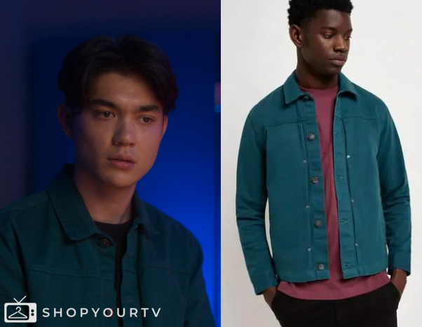 Heartstopper Season 3 Episode 6 Tao s Teal Shacket Shop Your TV Heartstopper Season 3 Episode 6 Tao s Teal Shacket Shop Your TV