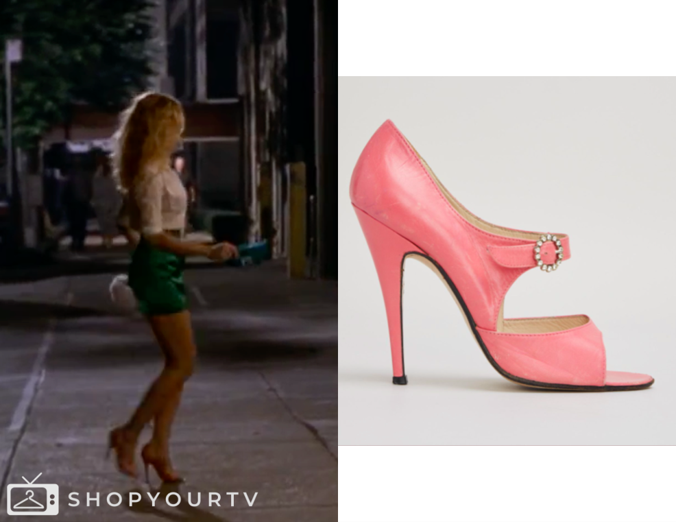 Sex And The City Season 4 Episode 9 Carrie s Pink Heels Shop Your TV sex-and-the-city-season-4-episode-9-carrie-s-pink-heels-shop-your-tv