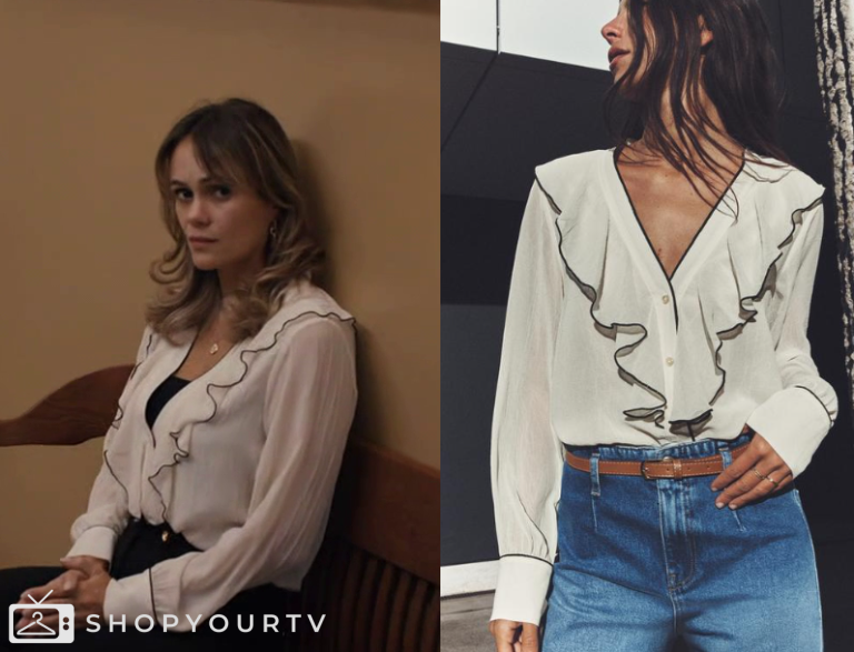 Accused: Season 2 Episode 6 Jordan's Ruffled Piped Blouse | Shop Your TV