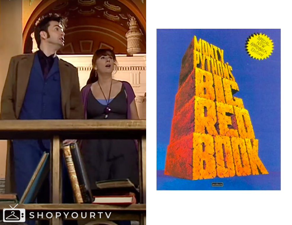 Doctor Who: Season 4 Episode 8 'Monty Python's Big Red Book' Book ...