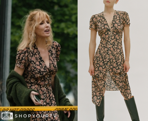 beth dutton black dress season 5 WornOnTV: Beth's black and red polka dot dress on Yellowstone | Kelly Reilly