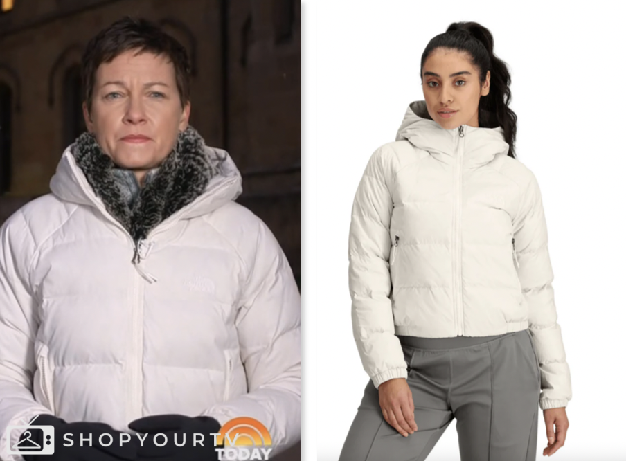 stephanie gosk, the today show, white puffer jacket
