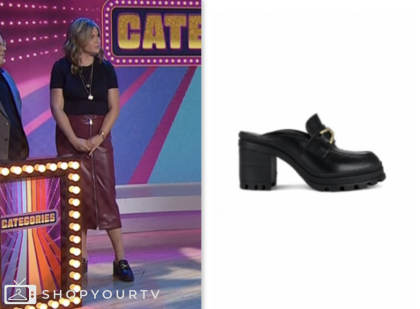 the today show, hoda and jenna, jenna bush hager, black clogs heels
