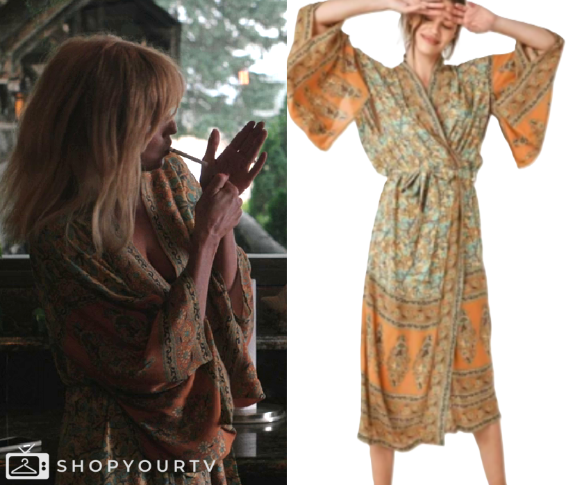 Yellowstone Season 5 Episode 14 Beth s Blue Orange Floral Paisley yellowstone-season-5-episode-14-beth-s-blue-orange-floral-paisley
