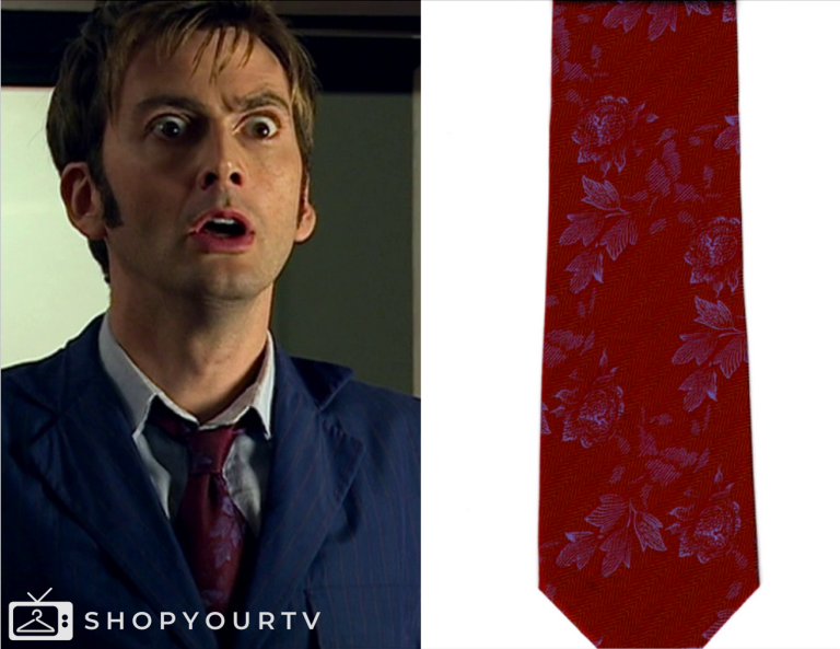 Red Doctor Doctor Who: Season 3 Episode 1 The Doctor's Red Tie | Shop Your TV