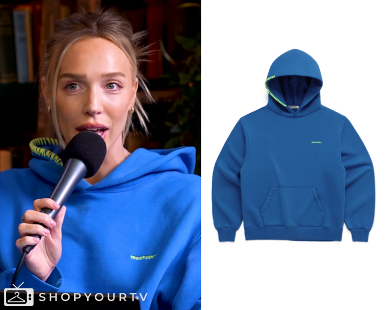 Call Her Daddy November 2024 Alex Cooper's Blue "Mad Happy" Hoodie