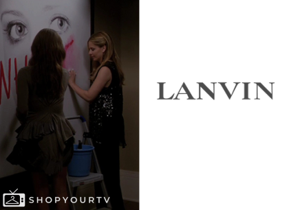 Bridget Ringer Ringer: Season 1 Episode 5 Bridget's Black Sequin Sleveless Blouse ...