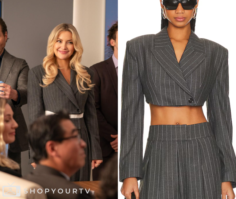 Running Point: Season 1 Promo Isla's Pinstriped Cropped Jacket | Shop ...