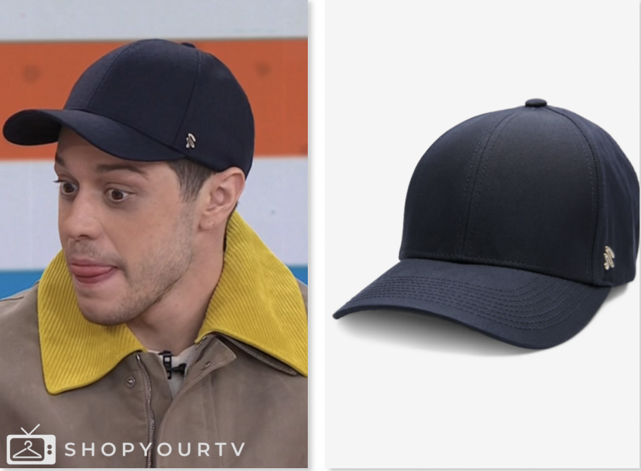 the today show, navy baseball cap, Pete Davidson