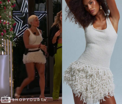 Love Island UK All Stars: Season 2 Episode 5 Kaz' Textured Dress | Shop ...