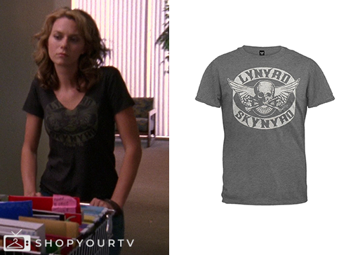 One Tree Hill: Season 5 Episode 5 Peyton's Grey Tee | Shop Your TV