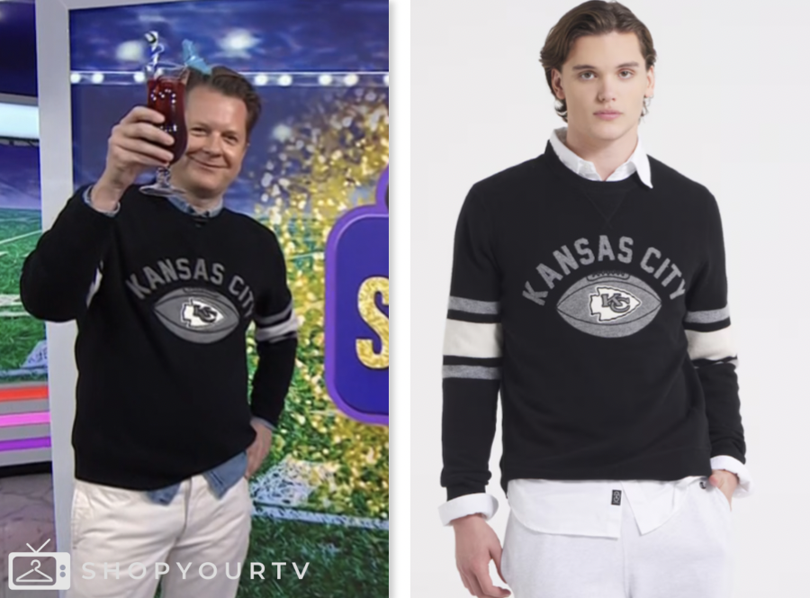 nathan turner, the today show, jenna and friends, Kansas City Chiefs sweater
