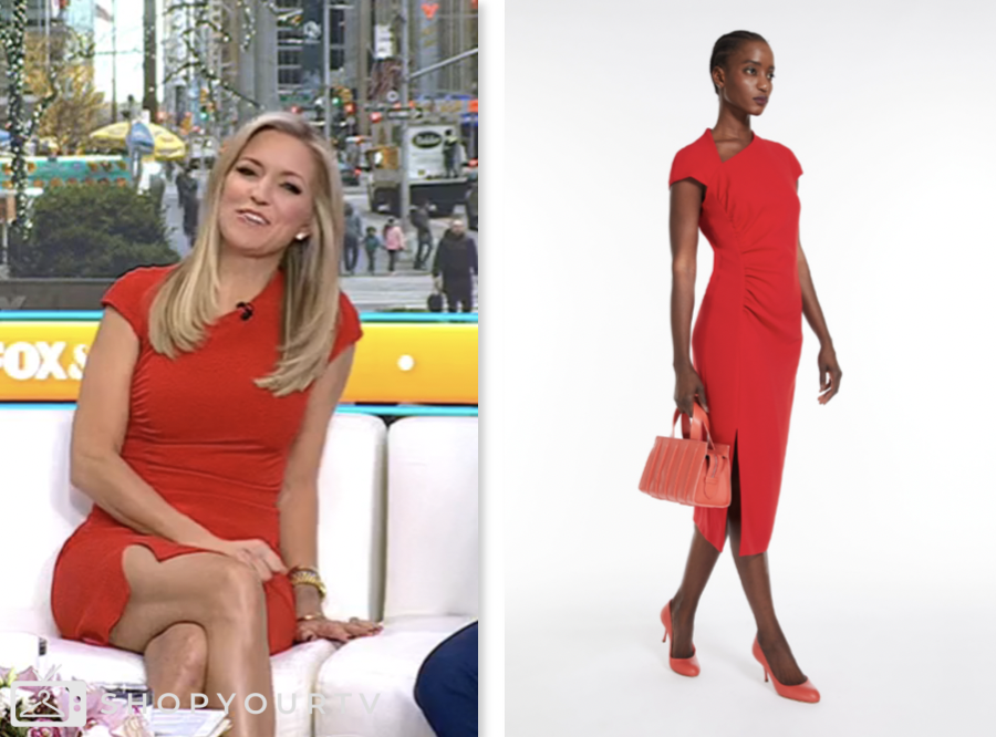 ainsley earhardt red dress Ainsley Earhardt Pics Of The Fox News Journalist & Anchor Hollywood Life