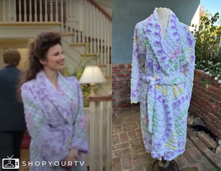 Fran Fine Robe The Nanny: Season 2 Episode 3 Fran's Snowflake Robe | Shop Your TV