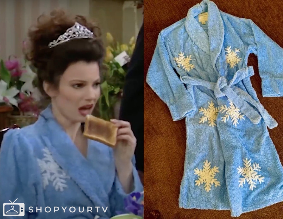 Fran Fine Robe The Nanny: Season 2 Episode 3 Fran's Snowflake Robe | Shop Your TV