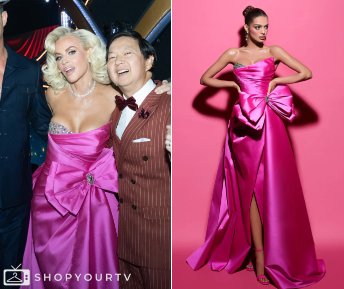 jenny mccarthy pink dress masked singer The Masked Singer' Preview: Jenny McCarthy Knows Who Caterpillar Is Hollywood Life