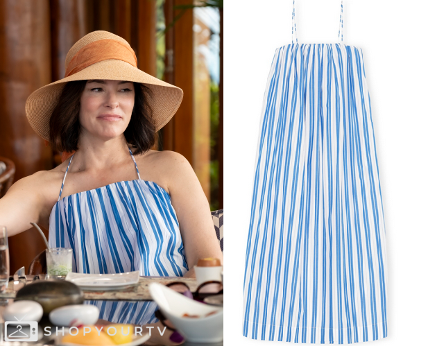 The White Lotus: Season 3 Episode 3 Victoria's Striped Dress | Shop Your TV