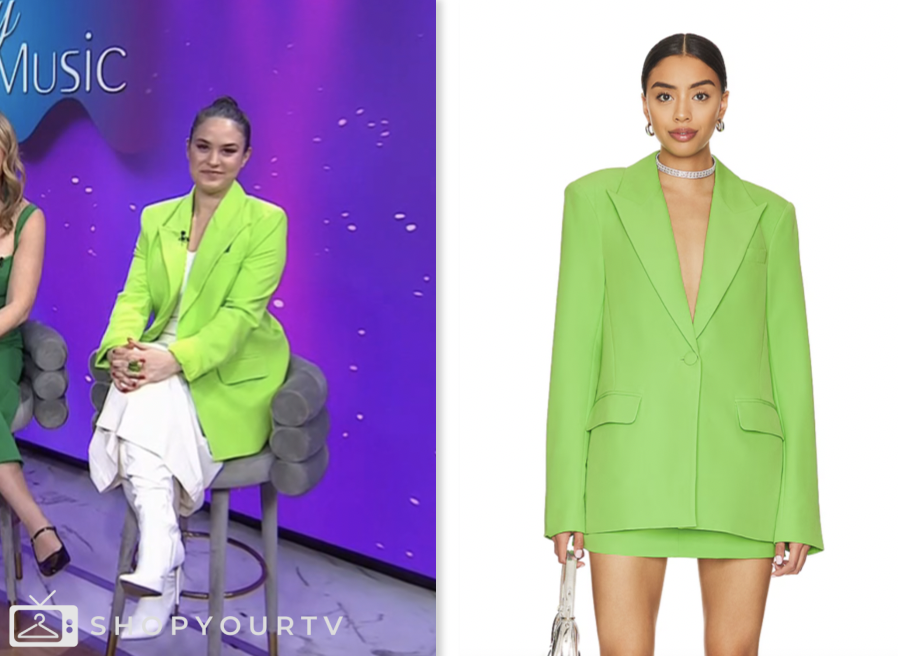 the today show, green blazer, donna farizan, jenna and friends
