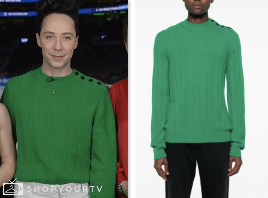 The Today Show March 2025 Johnny Weir S Green Sweater Shop Your TV Screen Shot 2025 03 26 At 10.50.26 AM