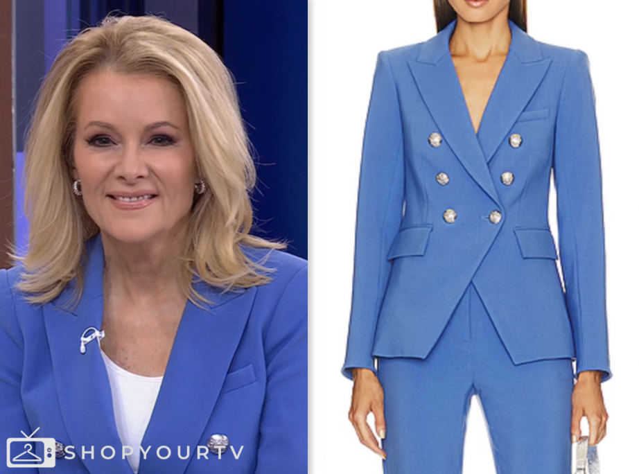 outnumbered, fox news fashion, blue blazer, gerri willis