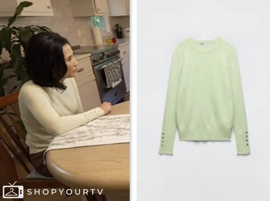 the today show, green button cuff sweater, vicky nguyen