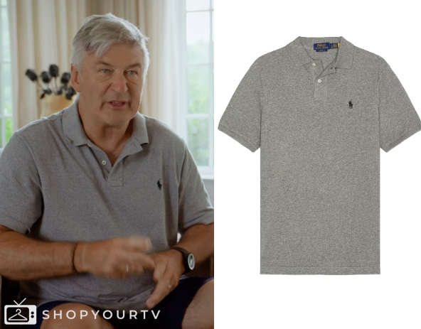 Alec Ralph The Baldwins: Season 1 Episode 4 Alec's Gray Ralph Lauren Polo Shirt ...