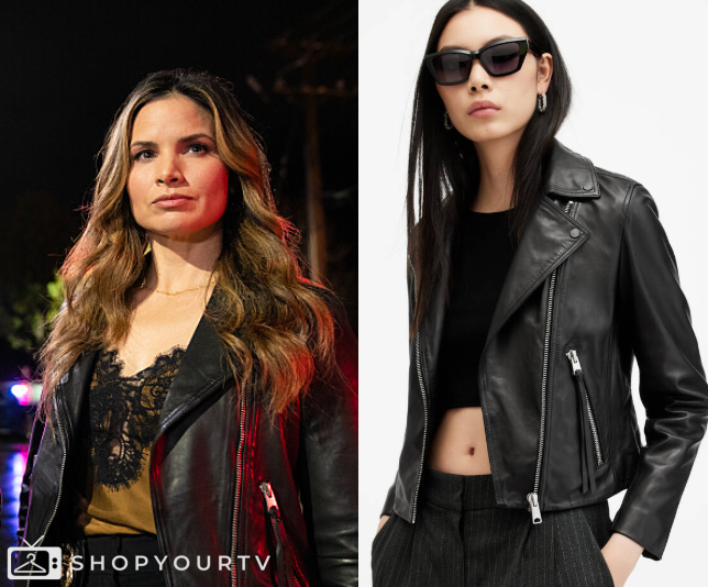 NCIS: Season 22 Episode 16 Jessica's Black Leather Jacket | Shop Your TV