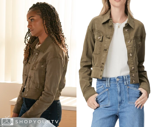The Rookie Jacket The Rookie: Season 7 Episode 9 Nyla's Green Jacket | Shop Your TV