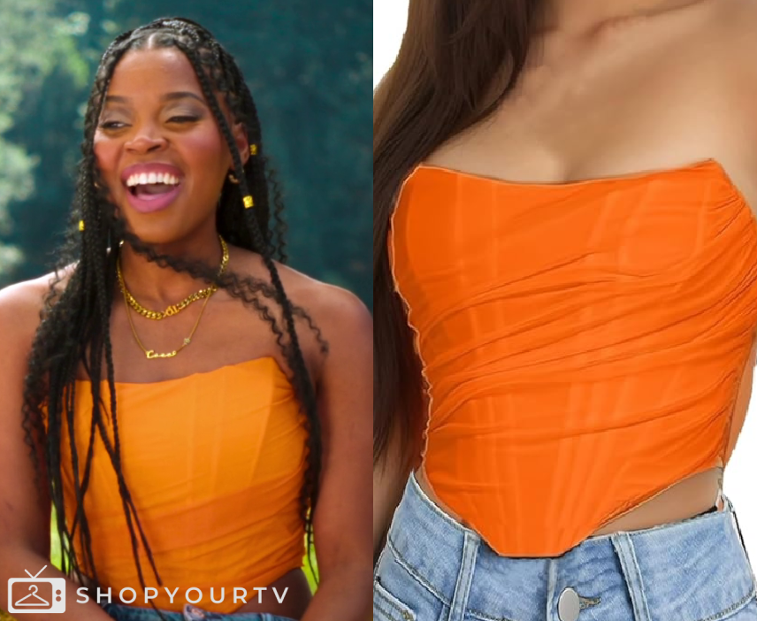 Battle Camp Season 1 Episode 1 QT's Corset Top Shop