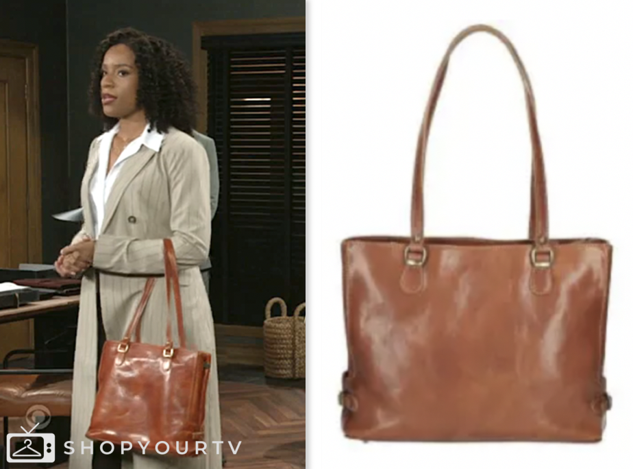 beyond the gates, brown leather tote bag, Naomi Hamilton Hawthorne, Arielle Prepetit