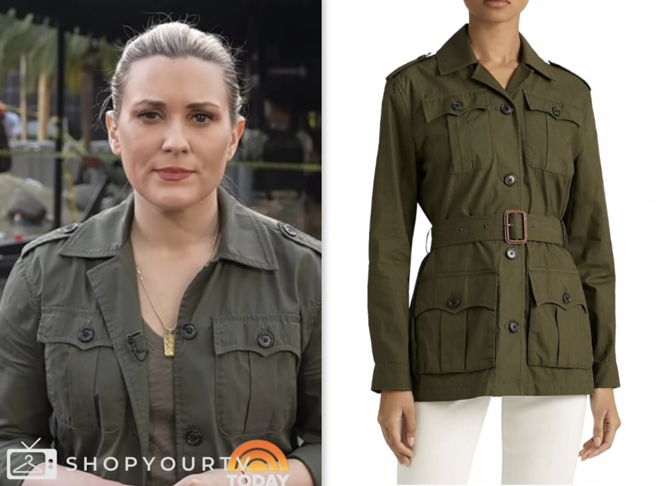 the today show, green field utility jacket, Erin McLaughlin