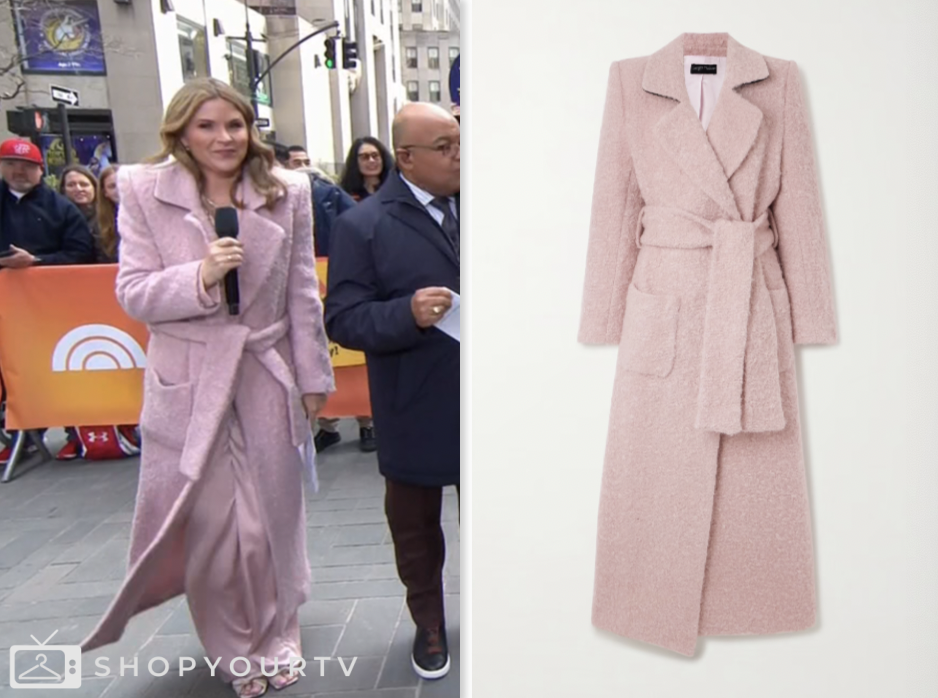 the today show, jenna bush hager, pink fuzzy coat