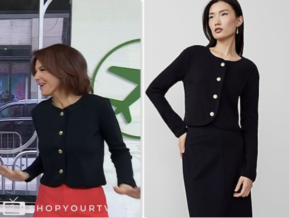 stephanie ruhle, the today show, black jacket