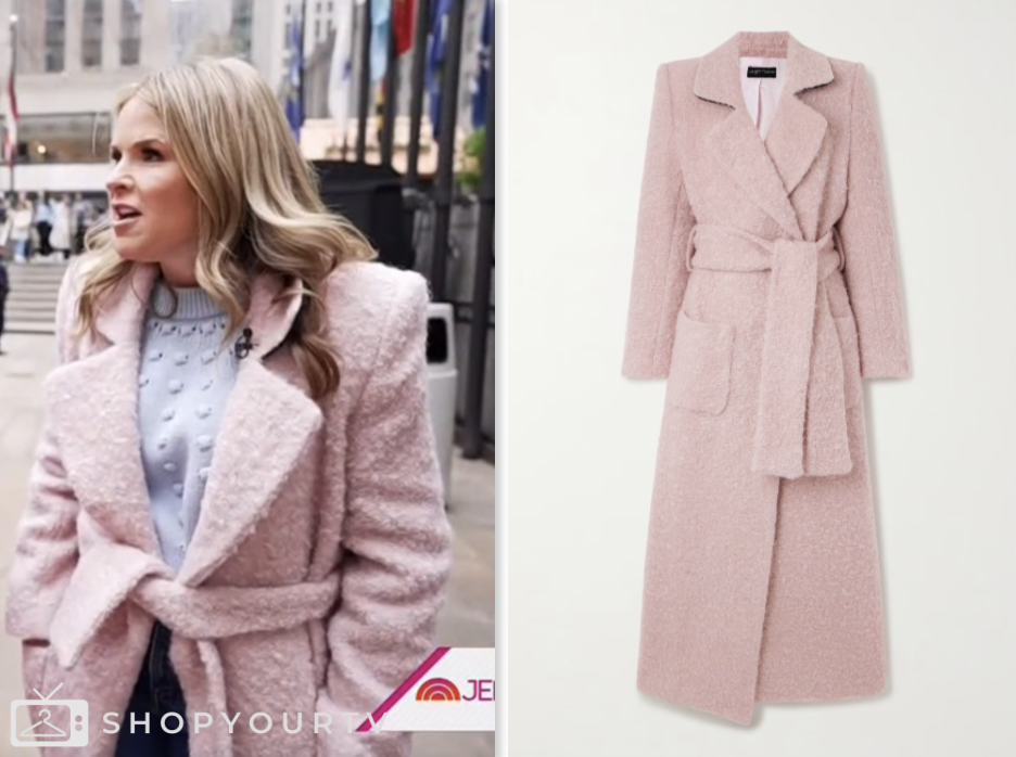 jenna bush hager, the today show, jenna and friends, pink fuzzy coat
