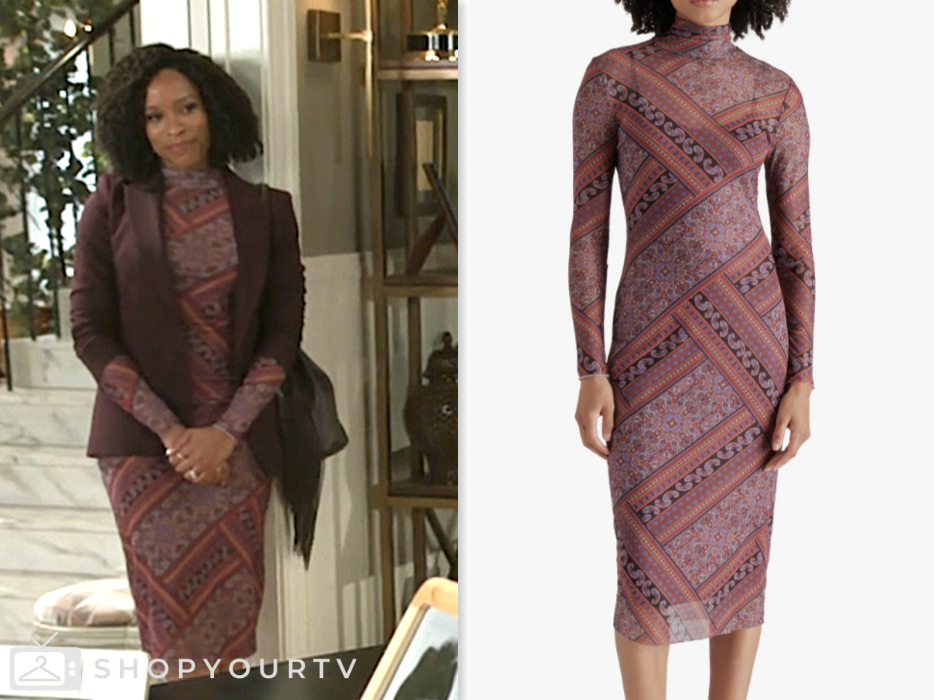 beyond the gates, floral mesh midi dress, Arielle Prepetit, Naomi Hamilton Hawthorne