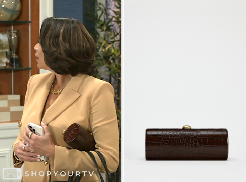 beyond the gates, brown croc clutch bag, Daphnée Duplaix, Nicole Dupree Richardson