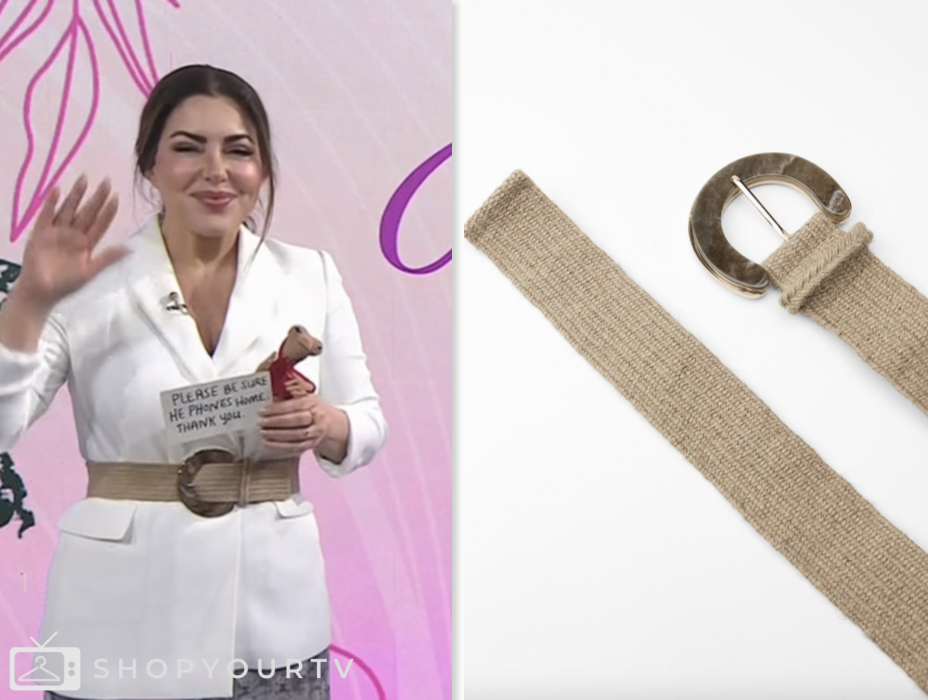 the today show, raffia belt, bobbie thomas, jenna and friends