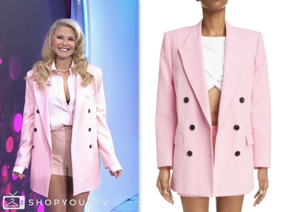 the today show, pink blazer, Christie Brinkley