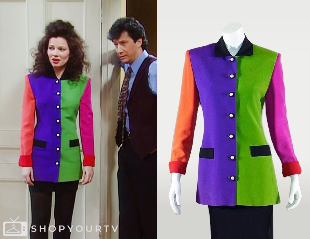 The Nanny: Season 2 Episode 7 Fran's Colorblock Jacket | Shop Your TV