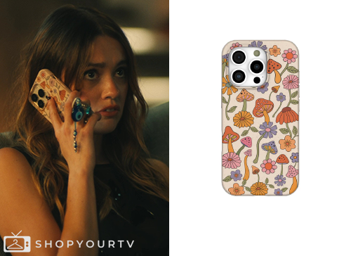 The White Lotus: Season 3 Episode 7 Chelsea's Flowers and Mushrooms Phone Case | Shop Your TV The White Lotus: Season 3 Episode 7 Chelsea's Flowers and Mushrooms Phone Case | Shop Your TV