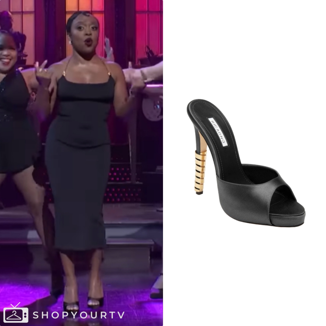 Saturday Night Live: Season 50 Episode 18 Quinta’s Black Leather Mules ...