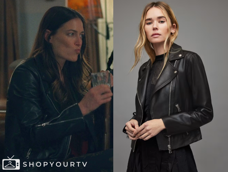 Angi Ransome Ransom Canyon: Season 1 Episode 10 Angie's Leather Biker Jacket | Shop ...