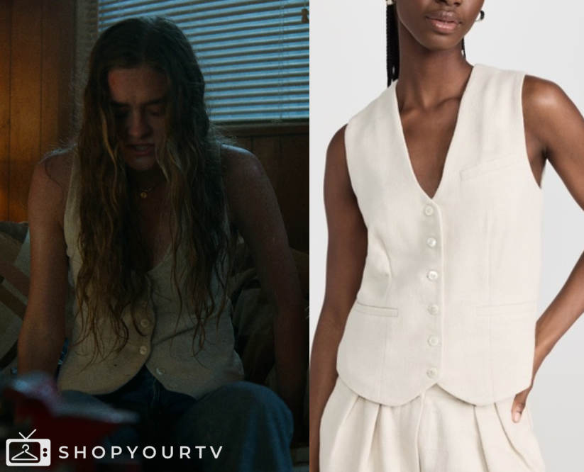 Lauren Ransome Ransom Canyon: Season 1 Episode 7 Lauren's White Vest | Shop Your TV