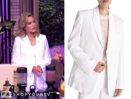 sara haines, the view, white blazer